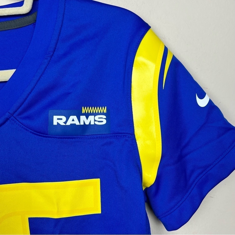Nike Coleman Shelton 65 Royal Los Angeles Rams Game Jersey Women’s - Picture 4 of 8